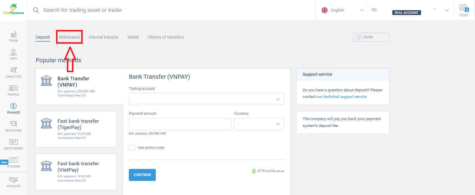 How to Open Account and Withdraw from LiteFinance How to Open Account and Withdraw from LiteFinance