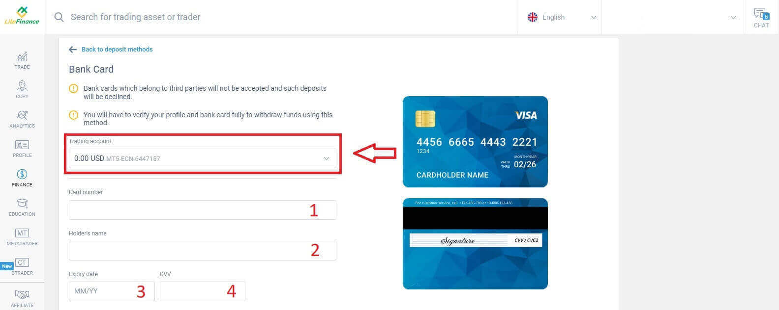 Jinsi ya Kufanya Biashara katika LiteFinance kwa Kompyuta Jinsi ya Kufanya Biashara katika LiteFinance kwa Kompyuta