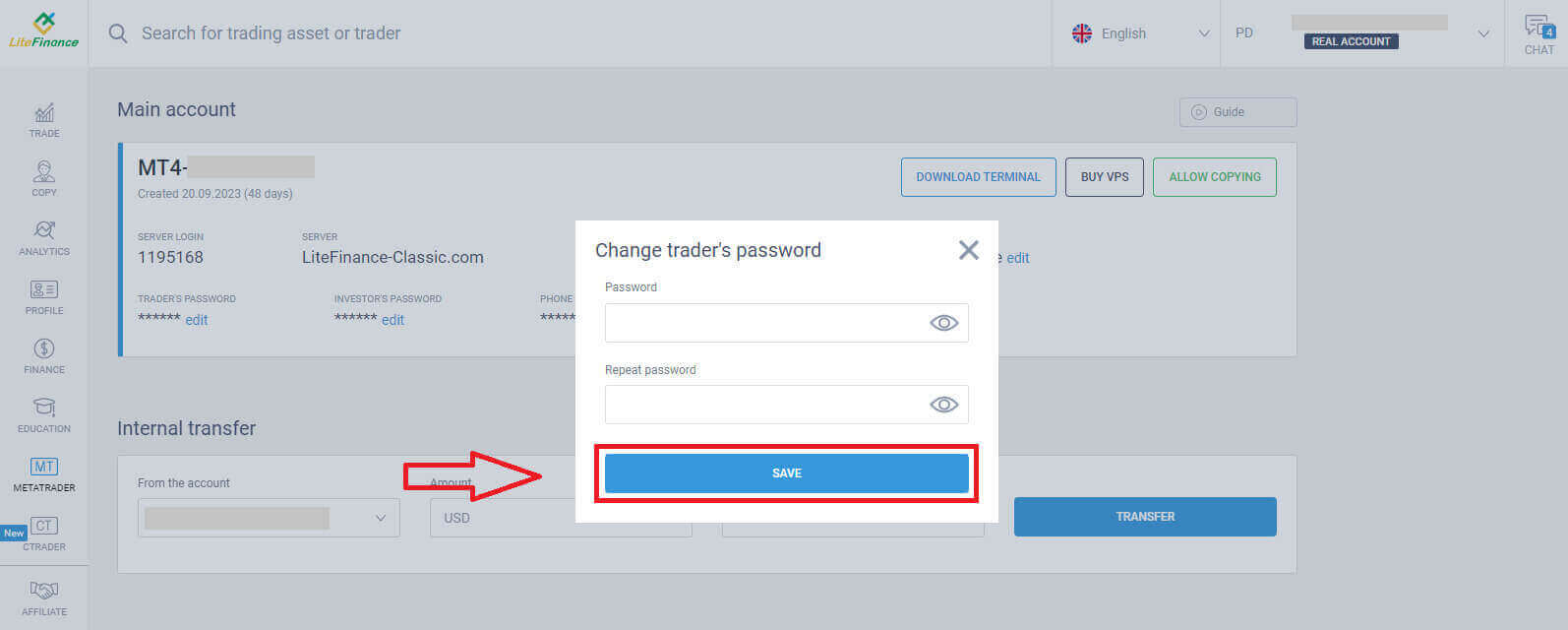 LiteFinance에서 Forex를 거래하는 방법