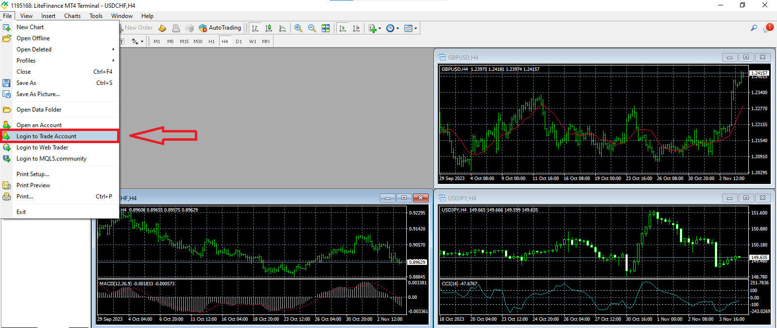 LiteFinance에서 Forex를 거래하는 방법