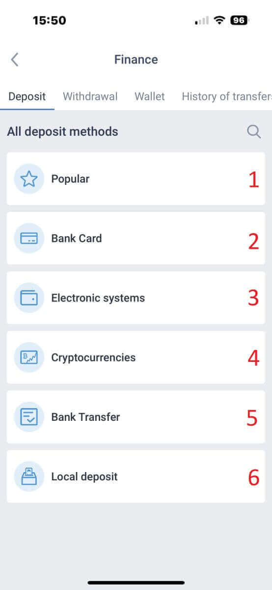 Si të tërhiqni dhe të bëni një depozitë në LiteFinance Si të tërhiqni dhe të bëni një depozitë në LiteFinance