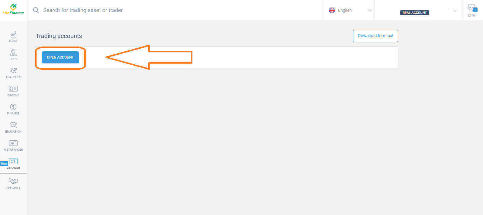 Cuenta de registro LiteFinance: pasos y requisitos