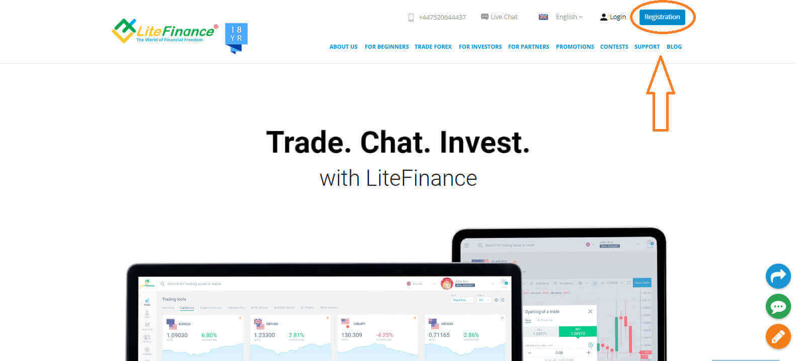 Cuenta de registro LiteFinance: pasos y requisitos Cuenta de registro LiteFinance: pasos y requisitos