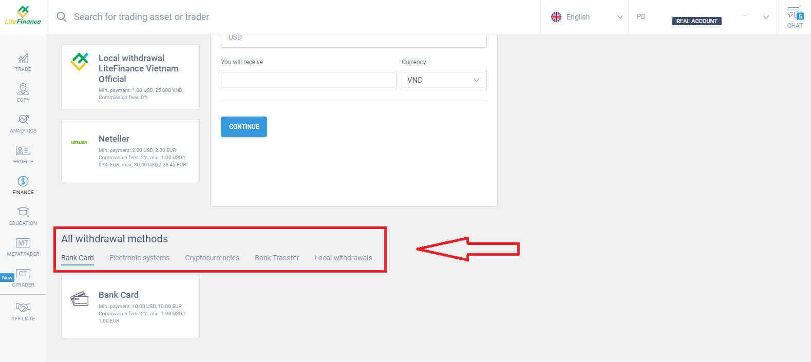 LiteFinance Withdrawal and Deposit: Methods, Limits & Processing Times LiteFinance Withdrawal and Deposit: Methods, Limits & Processing Times