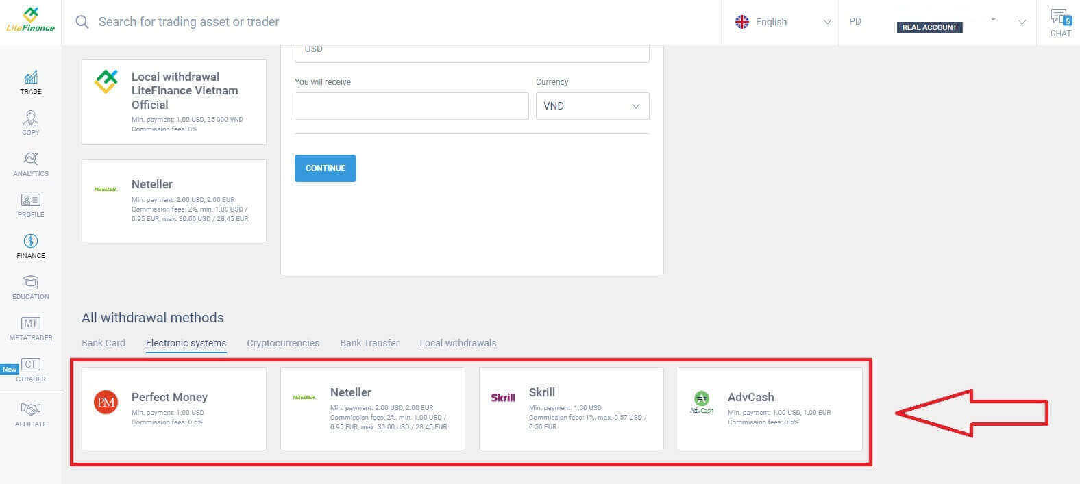 LiteFinance Withdrawal and Deposit: Methods, Limits & Processing Times LiteFinance Withdrawal and Deposit: Methods, Limits & Processing Times