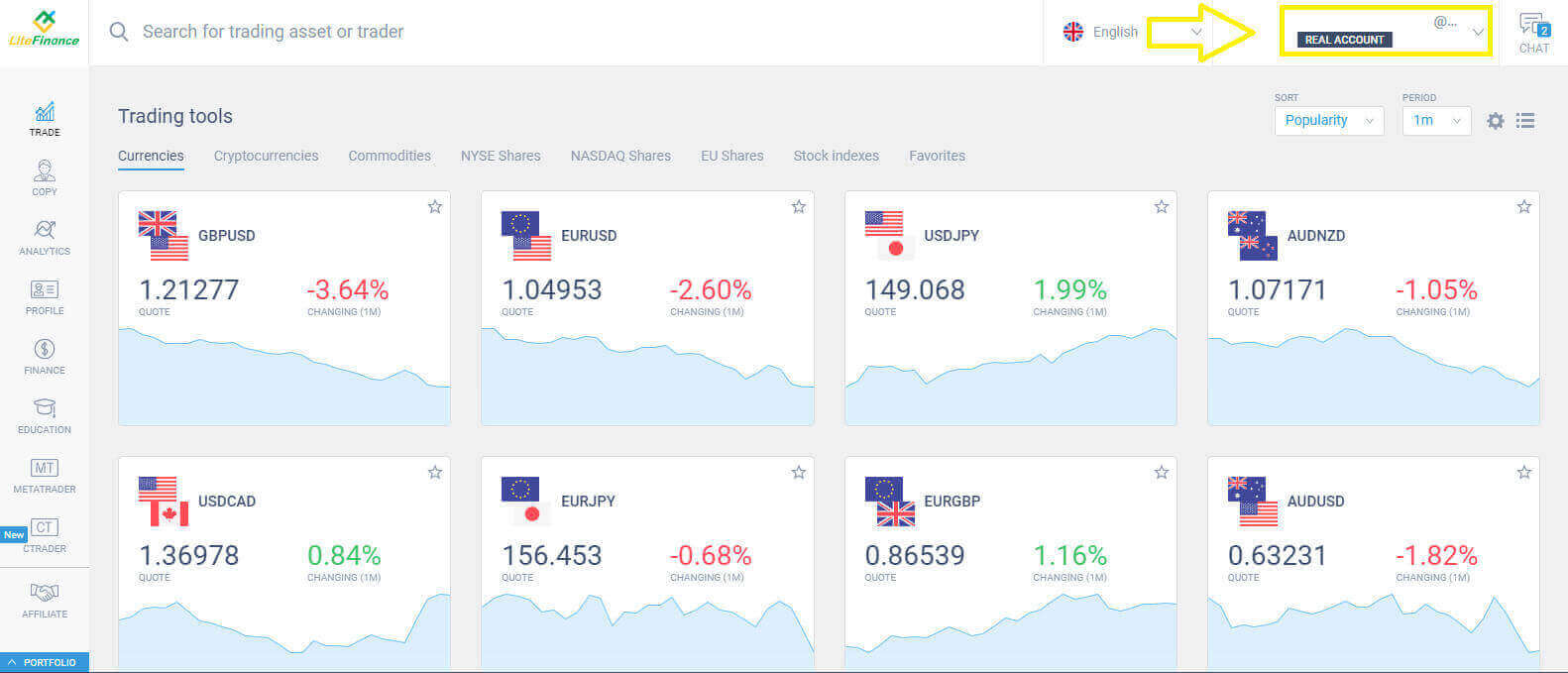 Mở tài khoản demo trên LiteFinance: Thiết lập nhanh và truy cập nền tảng Mở tài khoản demo trên LiteFinance: Thiết lập nhanh và truy cập nền tảng