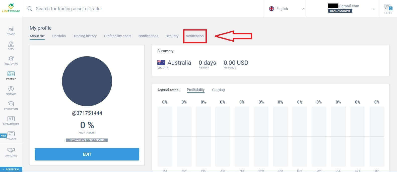 เปิดบัญชีบน LiteFinance — ขั้นตอน ข้อกำหนด และประเภทบัญชี