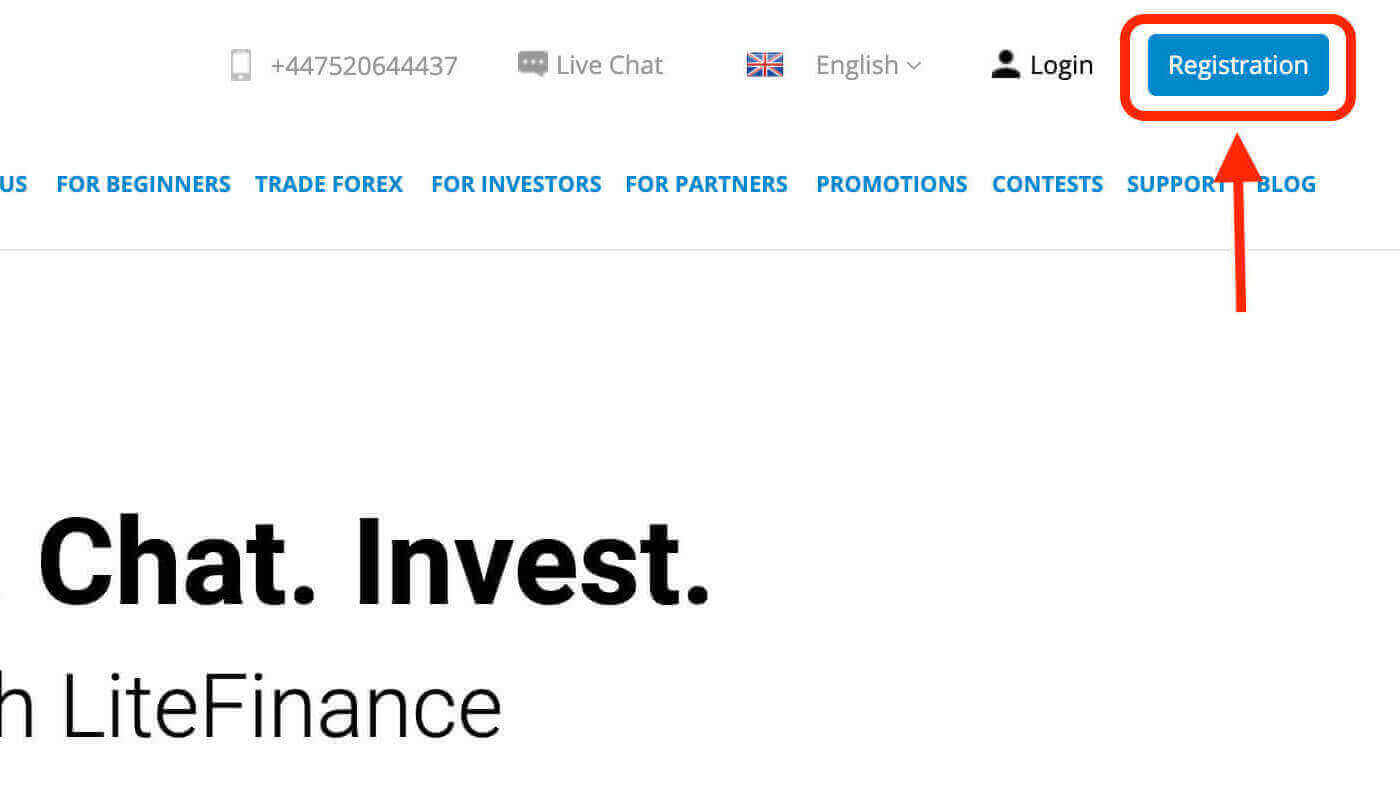 เปิดบัญชีบน LiteFinance — ขั้นตอน ข้อกำหนด และประเภทบัญชี